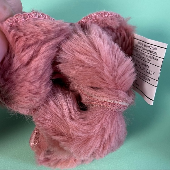 Joe Fresh Baby Booties Pink with a Bow and Heart, Baby size M,baby fall booties - Picture 7 of 8